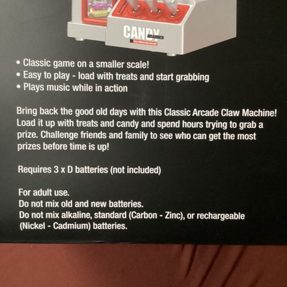 The Original Fun Workshop Arcade Claw Machine New In Box - Picture 10 of 10